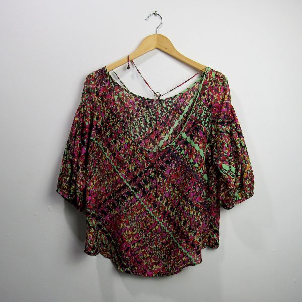 Blusa manga curta, Le Lis Blanc, Tamanho G, Comprimento 60 cm