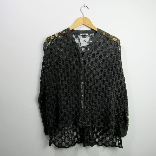 Blusa manga longa, John John, Tamanho M, Comprimento 54 cm