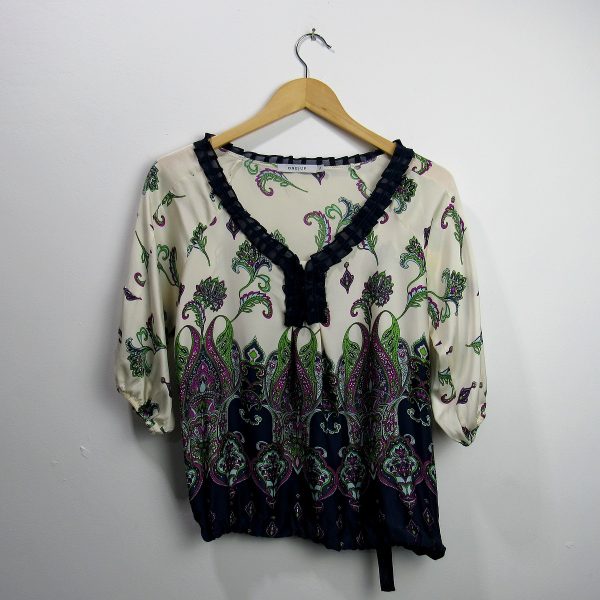 Alternative view of Blusa manga curta, One Up, Tamanho P, Comprimento 60 cm