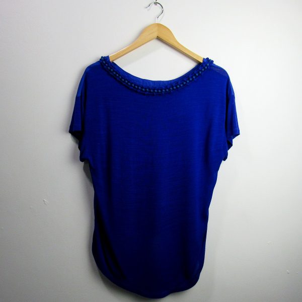 Alternative view of Blusa manga curta, Bobstore, Tamanho M, Comprimento 56 cm