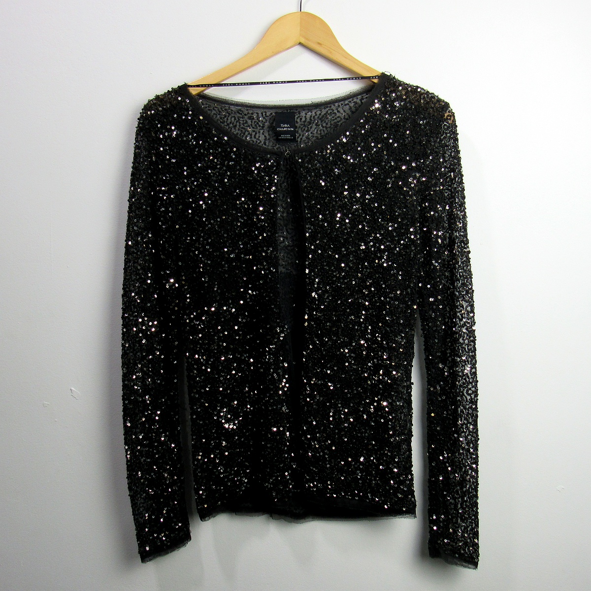 Blusa manga longa, Zara, Tamanho M, Comprimento 62 cm
