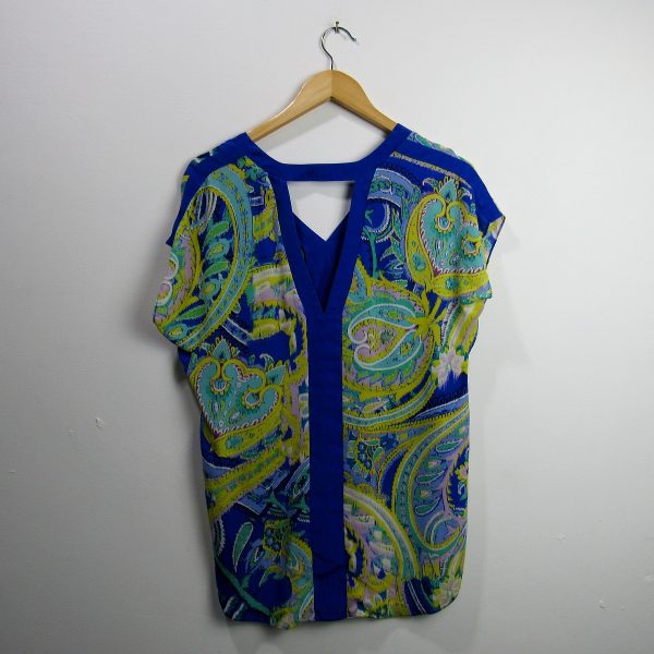 Alternative view of Blusa manga curta, Le Lis Blanc, Tamanho M, Comprimento 66 cm