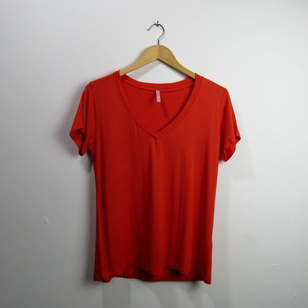 Blusa manga curta, Alma, Tamanho M, Comprimento 62 cm