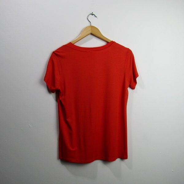 Alternative view of Blusa manga curta, Alma, Tamanho M, Comprimento 62 cm