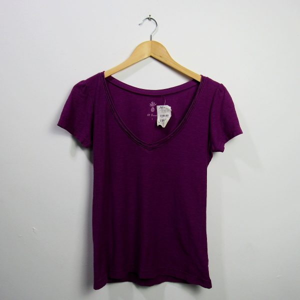 Blusa manga curta, Ad Brand, Tamanho p, Comprimento 60 cm