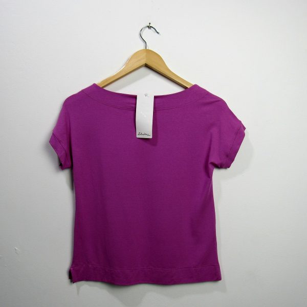 Alternative view of Blusa manga curta, Entre Tons, Tamanho 36, Comprimento 56 cm