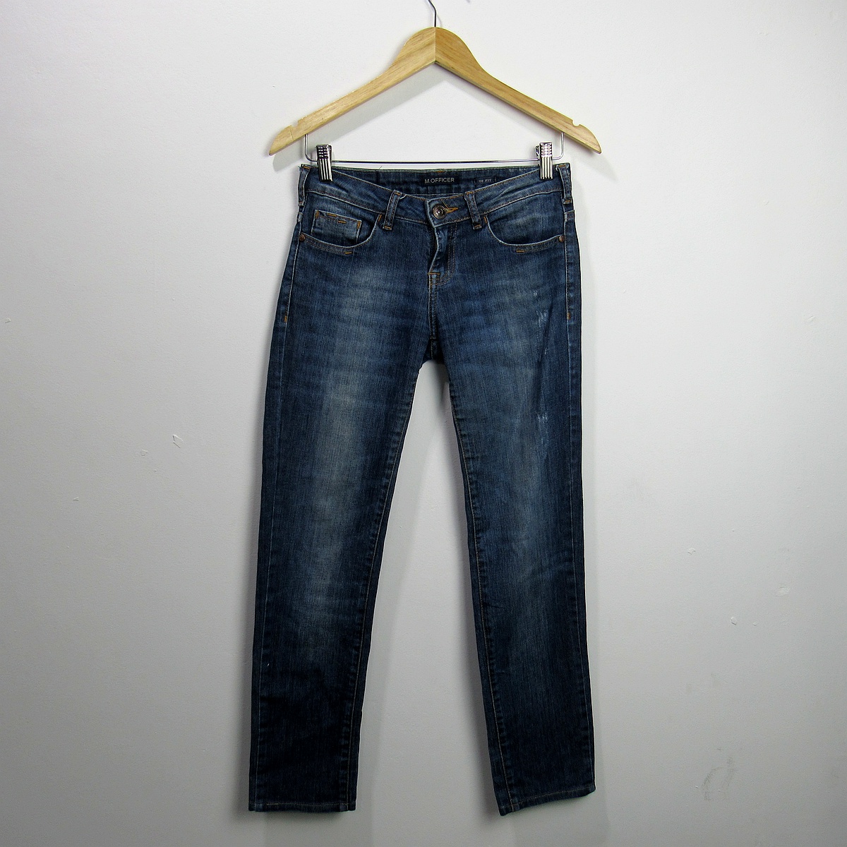 Calça jeans, m officer, Tamanho 38, Comprimento 88 cm