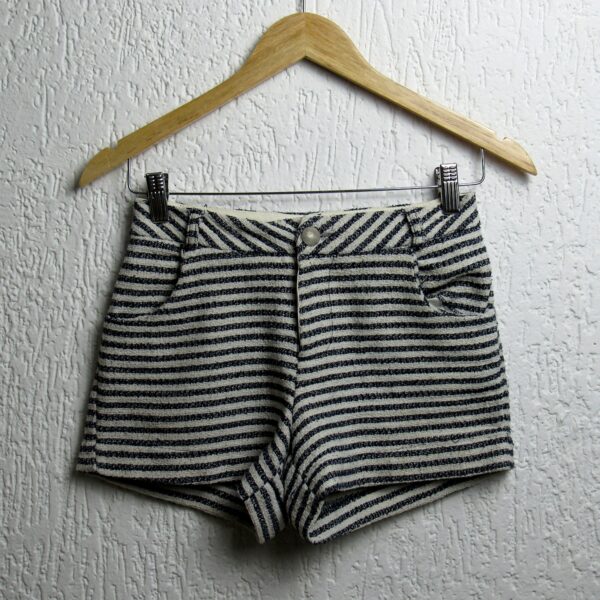Shorts alfaiataria, Sem Marca, Tamanho 34, Comprimento 28 cm