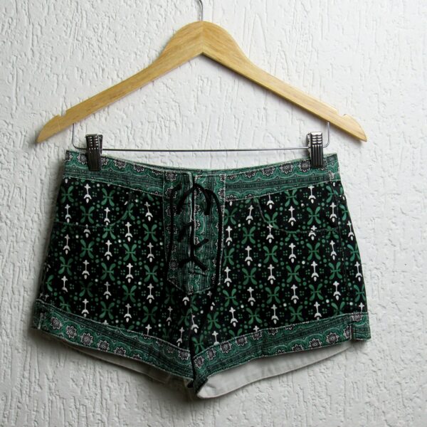 Shorts sarja, Farm, Tamanho 38, Comprimento 26 cm