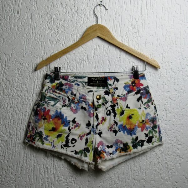 Shorts sarja, Polo Wear, Tamanho 38, Comprimento 26 cm