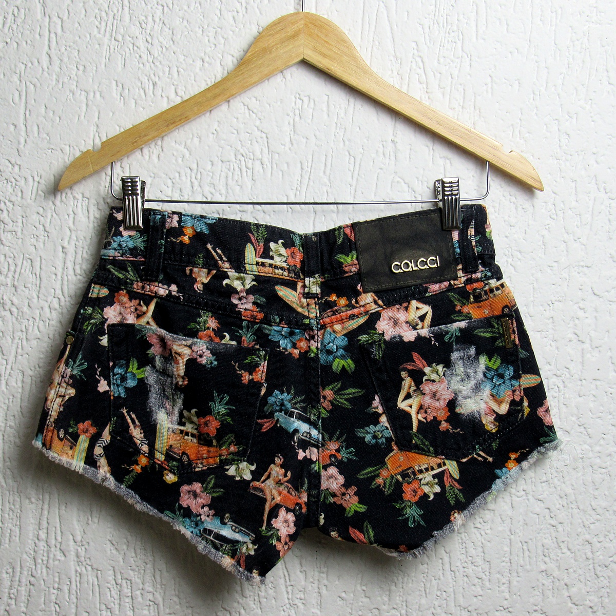 Shorts sarja, Colcci, Tamanho 36, Comprimento 22 cm - Imagem 2