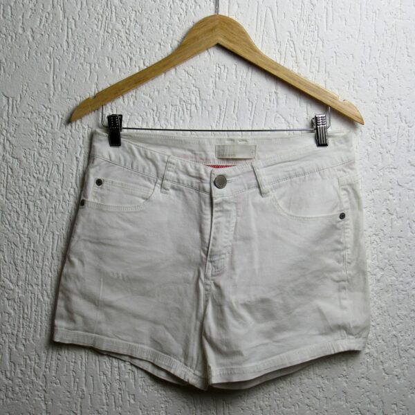 Shorts alfaiataria, Marfinno, Tamanho 40, Comprimento 34 cm