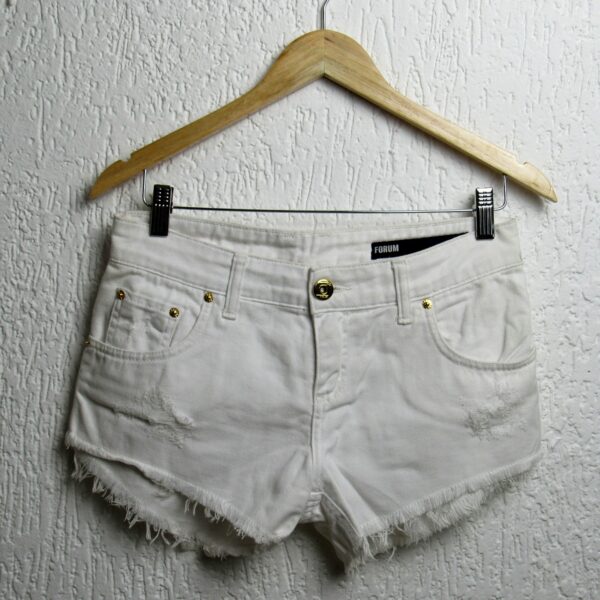 Shorts sarja, Forum, Tamanho 38, Comprimento 24 cm