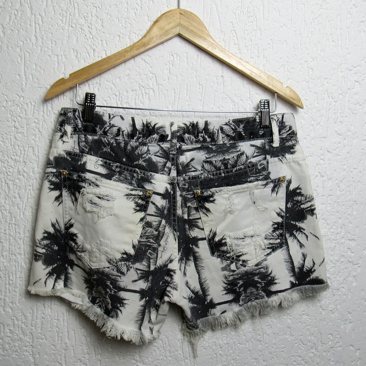 Shorts sarja, Lança Perfume, Tamanho 42, Comprimento 32 cm - Imagem 2
