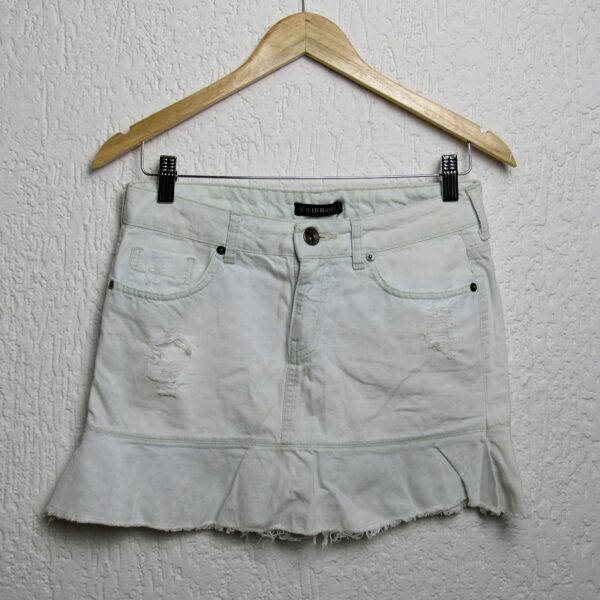 Saia, Le Lis Blanc, Tamanho 38, Comprimento 34 cm
