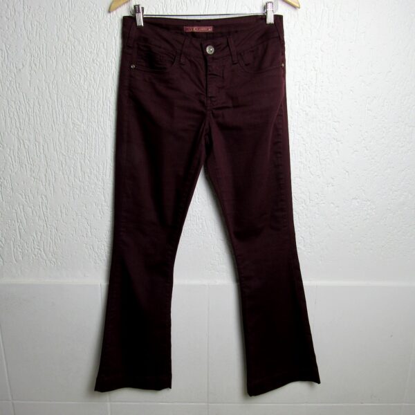 Calça Sarja, Yessica, Tamanho 38, Comprimento 98 cm