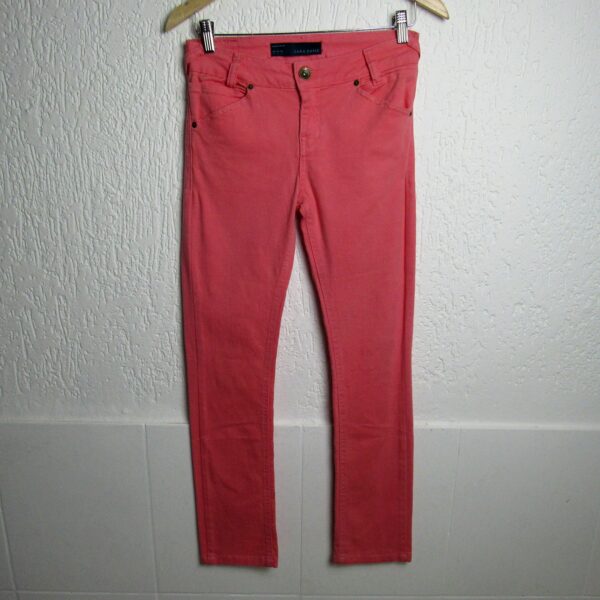 Calça Sarja, Zara, Tamanho 38, Comprimento 96 cm