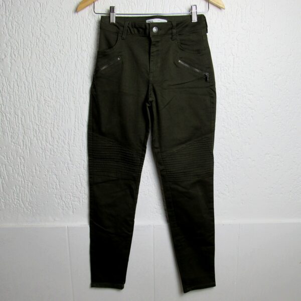 Calça Sarja, Zara, Tamanho 34, Comprimento 90 cm