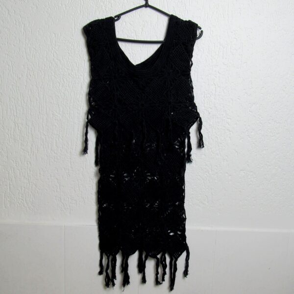 Vestido curto, Farm, Tamanho P, Comprimento 90 cm, Croche