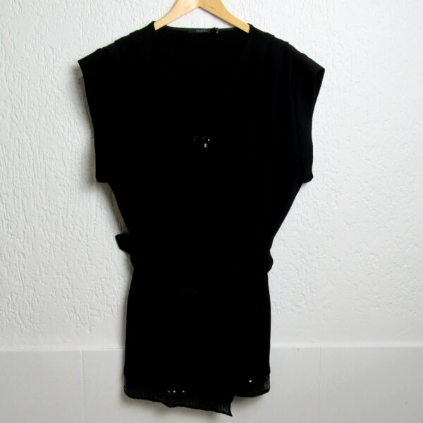 Vestido curto, Rosa chá, Tamanho P, Comprimento 86 cm
