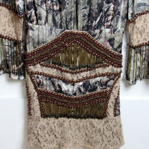Alternative view of Vestido curto, Avizo, Tamanho P, Comprimento 94 cm