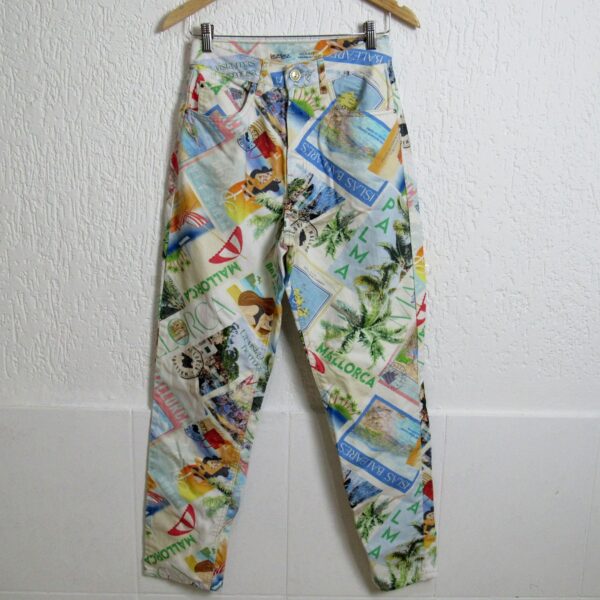 Calça Sarja, Lez a Lez, Tamanho 34, Comprimento 102 cm, Especial anos 80, Usado