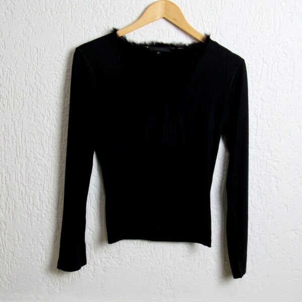 Blusa manga longa, Uma, Tamanho P, Comprimento 56 cm, Usado