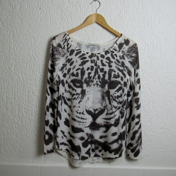Blusa manga longa, Siberian, Tamanho M, Comprimento 66 cm, Usado