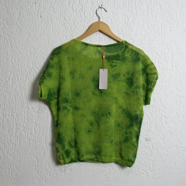 Alternative view of Blusa manga curta, Maria Valentina, Tamanho M, Comprimento 60 cm, Usado