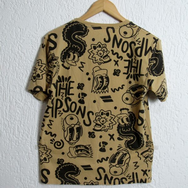 Alternative view of Blusa manga curta, The Simpsons, Tamanho M, Comprimento 66 cm, Usado