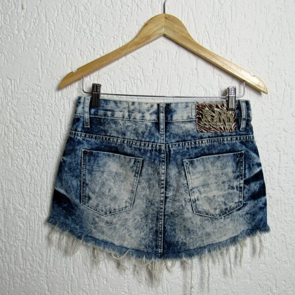 Alternative view of Saia, Espaço Fashion, Tamanho 38, Comprimento 36 cm, Jeans, Usado
