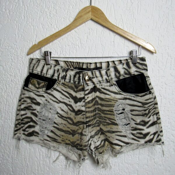 Shorts sarja, Lança Perfume, Tamanho 40, Comprimento 34 cm, Usado