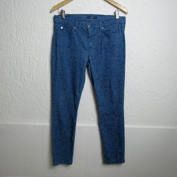 Calça alfaiataria, 7 for all mankind, Tamanho 42, Comprimento 92 cm, Usado