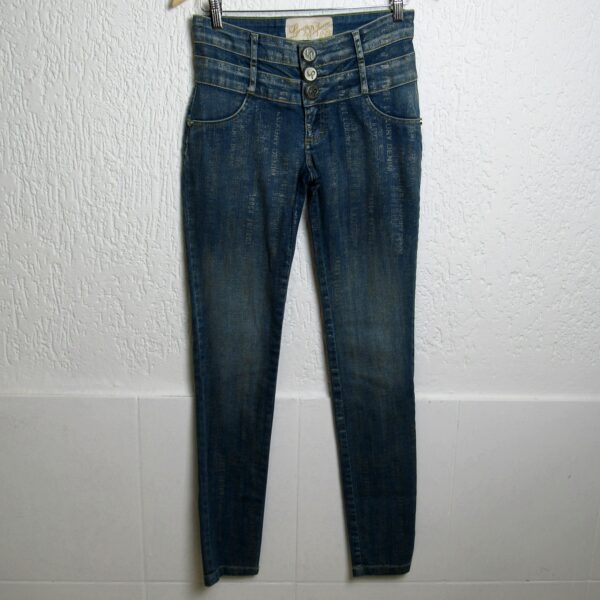 Calça jeans, Lança Perfume, Tamanho 38, Comprimento 104 cm, Usado