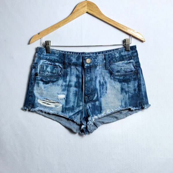 Shorts jeans, Carmim, Tamanho 38, Comprimento 24 cm, Usado
