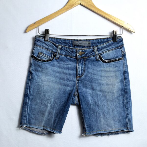 Shorts jeans, Zara, Tamanho 38, Comprimento 38 cm, Usado