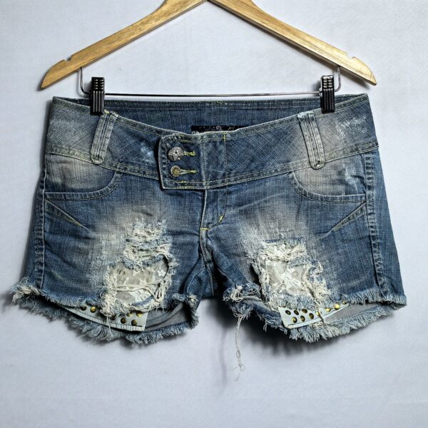 Shorts jeans, Planet Gilrs, Tamanho 44, Comprimento 28 cm, Usado