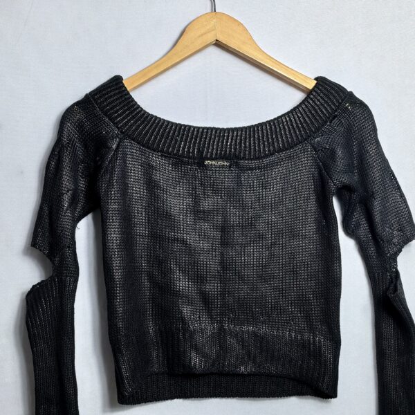 Alternative view of Blusa manga longa, John John, Tamanho pp, Comprimento 44 cm, Usado