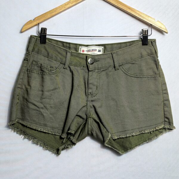Shorts sarja, Clock House, Tamanho 38, Comprimento 28 cm, Usado