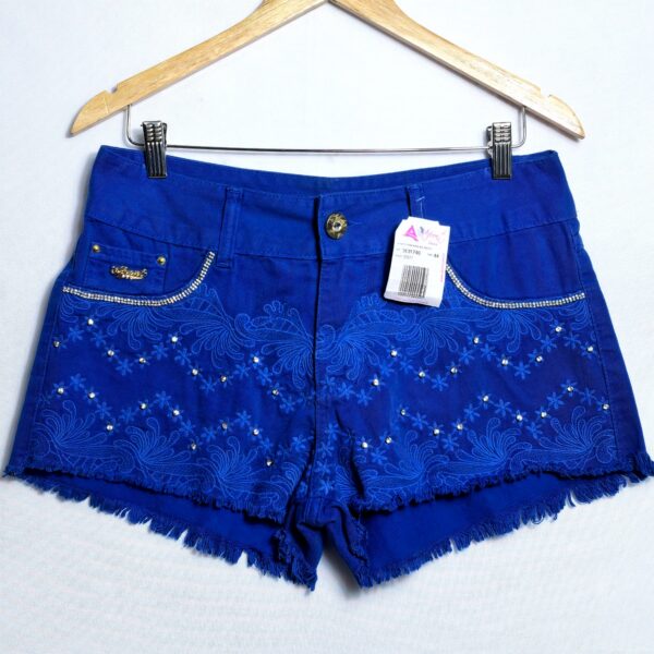Shorts sarja, Afront, Tamanho 44, Comprimento 28 cm, Nova