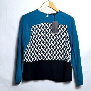 Blusa manga longa, Zara, Tamanho p, Comprimento 58 cm, Nova