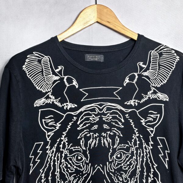 Alternative view of Camiseta, Zara, Tamanho m, Comprimento 70 cm, Usado