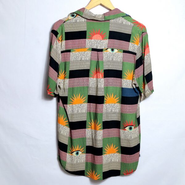 Alternative view of Blusa manga curta, Farm, Tamanho P, Comprimento 66 cm, Usado