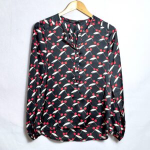 Blusa manga longa, Zara, Tamanho M, Comprimento 60 cm, Usado