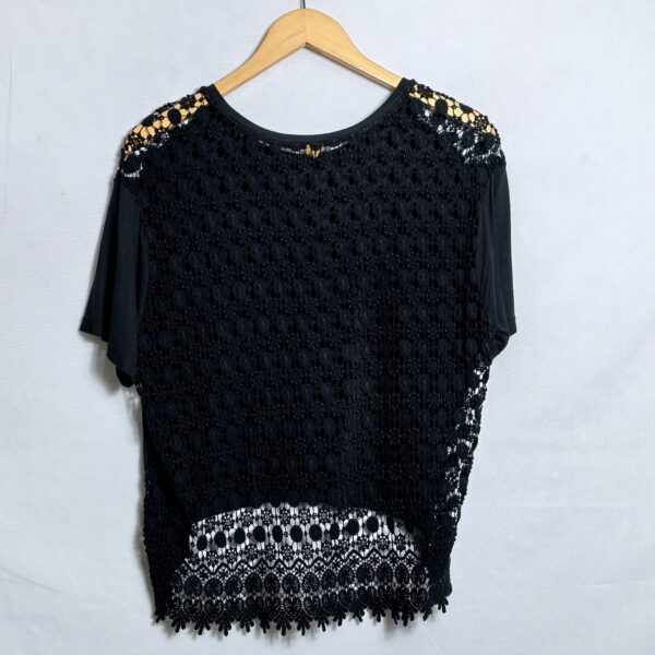 Alternative view of Blusa manga curta, Farm, Tamanho P, Comprimento 66 cm, Usado