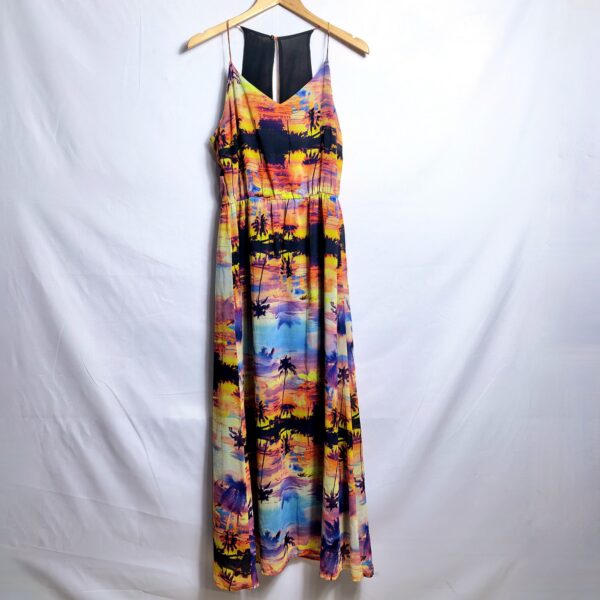Vestido longo, TVZ, Tamanho 46, Comprimento 144 cm, Usado