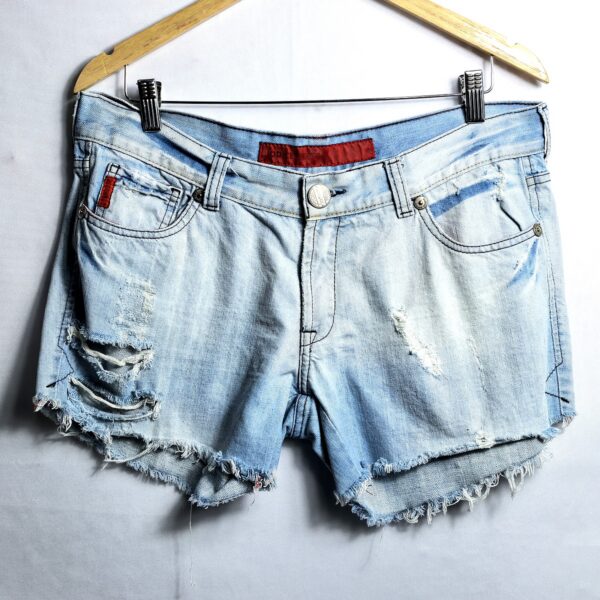 Shorts jeans, Iodice, Tamanho 44, Comprimento 30 cm, Usado