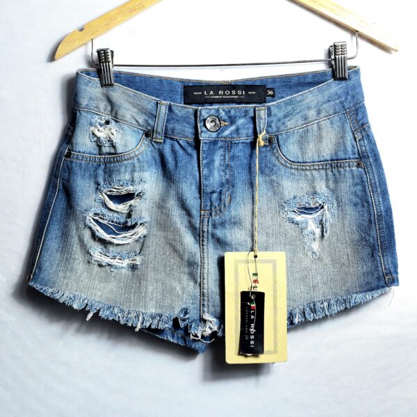 Shorts jeans, La Rossi, Tamanho 36, Comprimento 28 cm, Novo