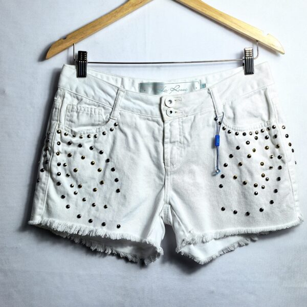 Shorts sarja, La Rossi, Tamanho 38, Comprimento 28 cm, Novo