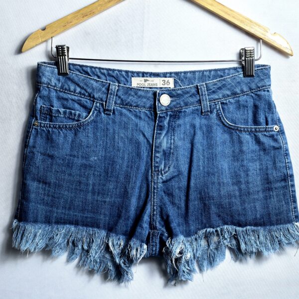 Shorts jeans, Pool, Tamanho 36, Comprimento 26 cm, Usado